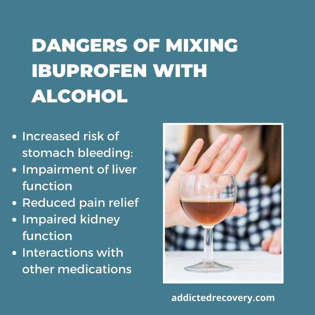 Risks of Mixing Ibuprofen and Alcohol Addicted Recovery